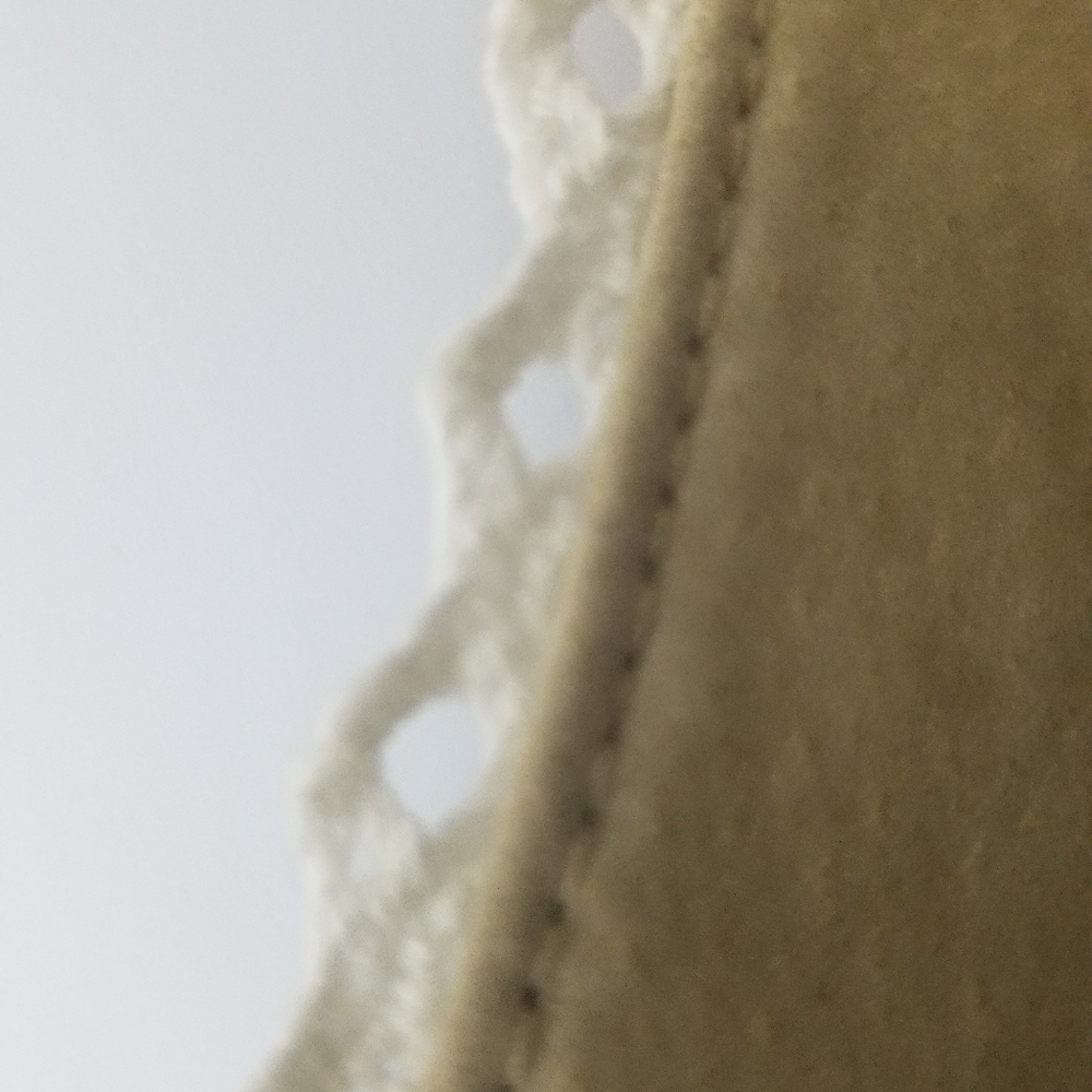 Wilson's Leather XL Suede Halter Top crochet trim - Picture 8 of 8